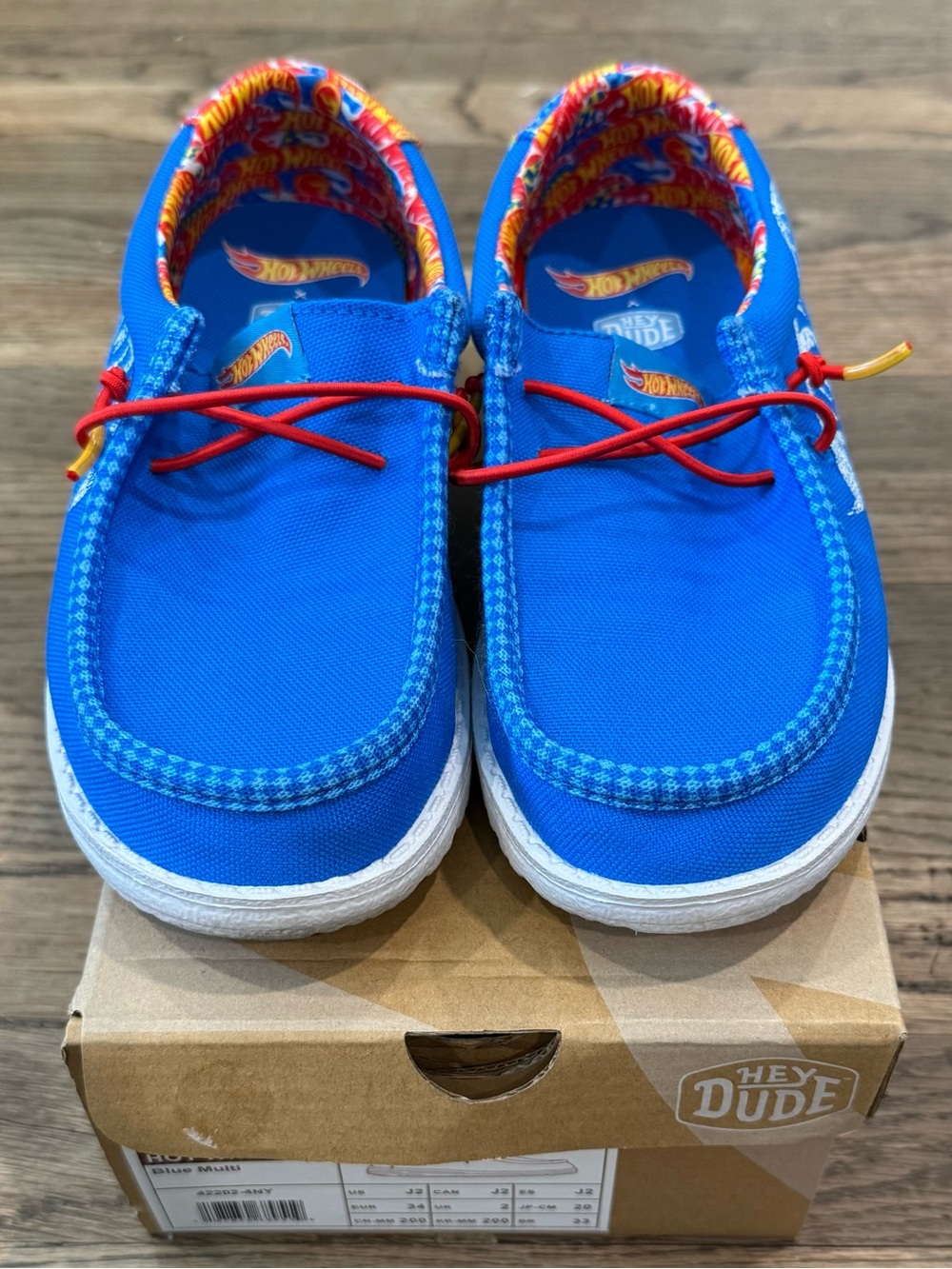 Hey Dude Hot Wheels Kids Shoes